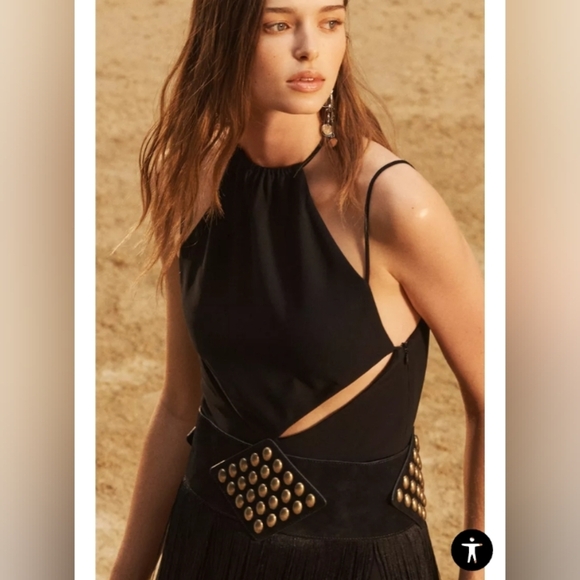 Zara Limited Edition Long Cut Out Dress - Picture 7 of 10